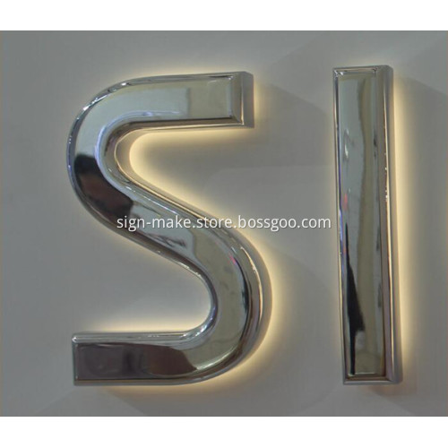 Backlit Channel Letter Halo Signage
